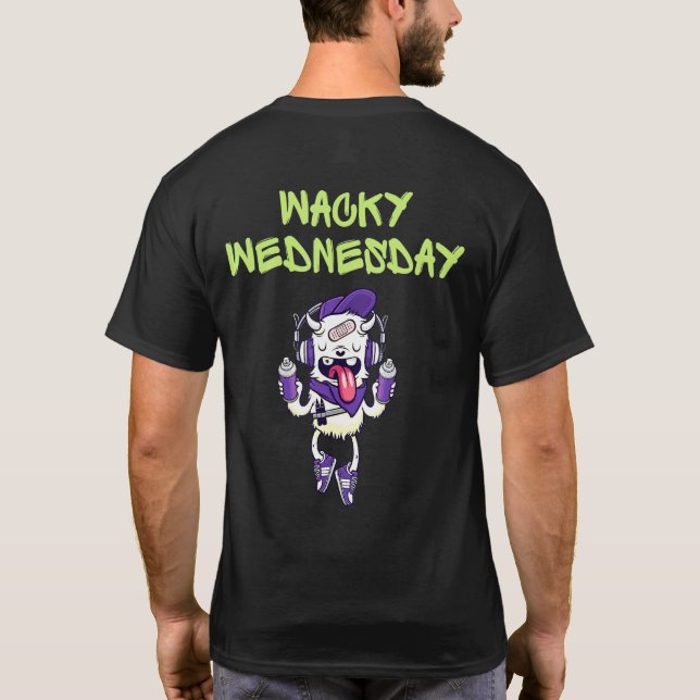 Camiseta Wacky Wednesday Mismatch Day (Verso)