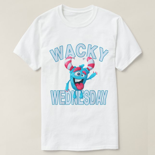 Camiseta WACKY WEDNESDAY Roupas para o dia de incompatibili (Frente do Design)