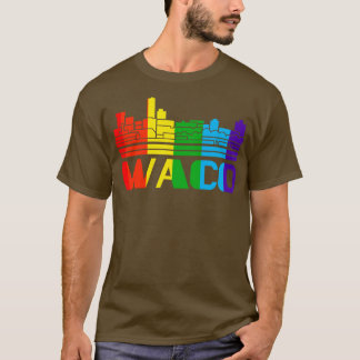 Camiseta Waco Pride Waco Gift LGBT Apoio a TeeIq