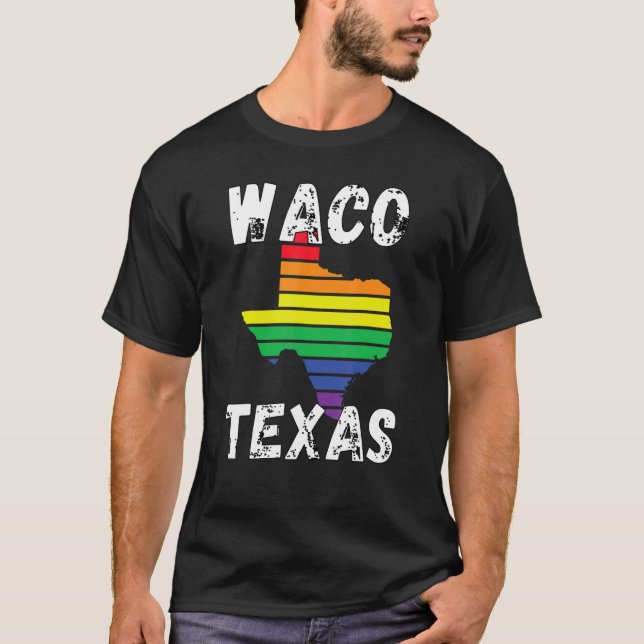 Camiseta Waco TX Texas Roupa Souvenirs 4 (Frente)
