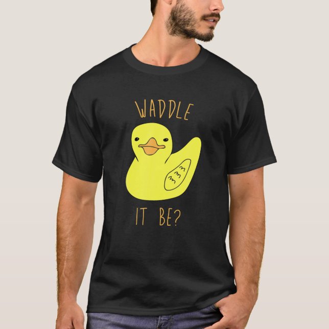 Camiseta Waddle É? chá de fraldas - T (Frente)