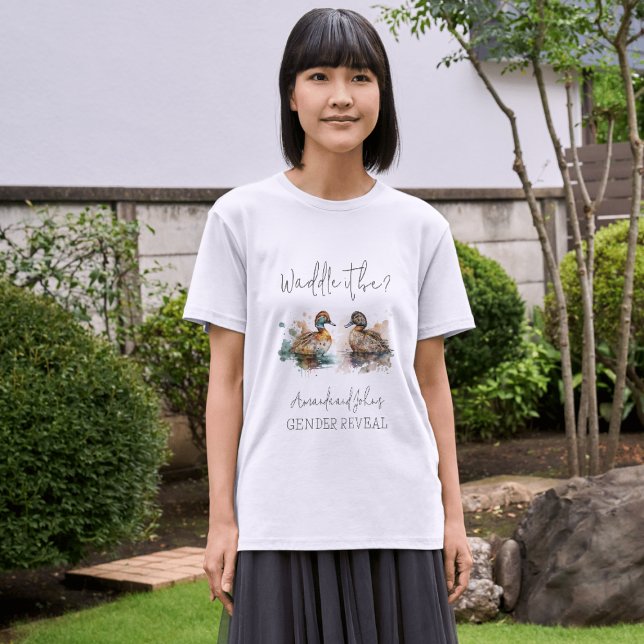 Camiseta Waddle Elegante É Pato Sexo Decência De Revenda (Criador carregado)