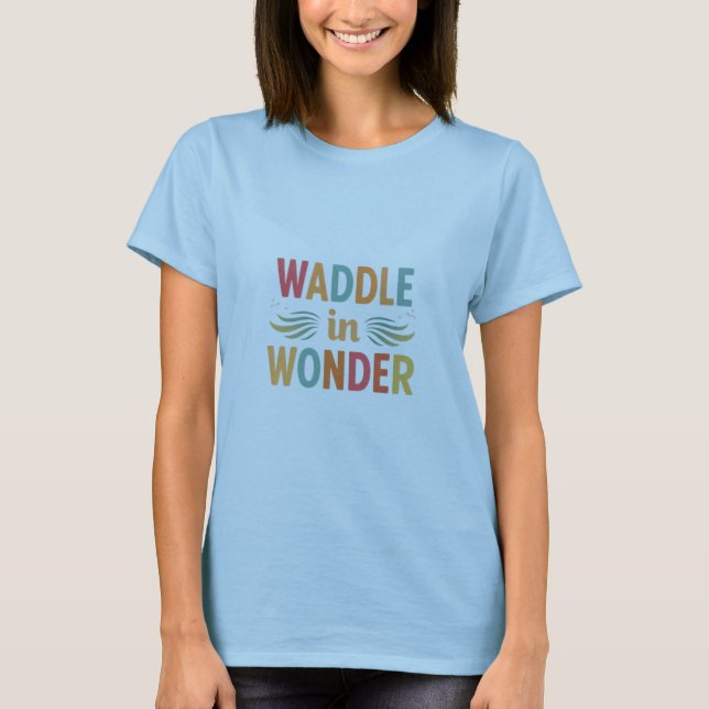 Camiseta Waddle em Mulheres Maravilhas (Frente)