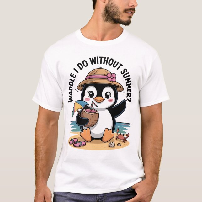 Camiseta Waddle I Do Without Summer (Frente)
