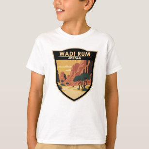 Camiseta Wadi Rum Jordan Viagem Art Vintage