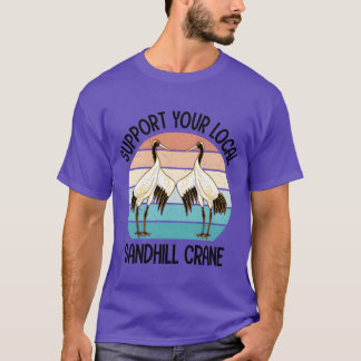 Camiseta Wading Bird Birdwatcher Retro de aves de capoeira