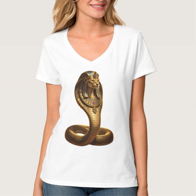 Camiseta Wadjet – Egyptian Cobra Goddess (Frente)