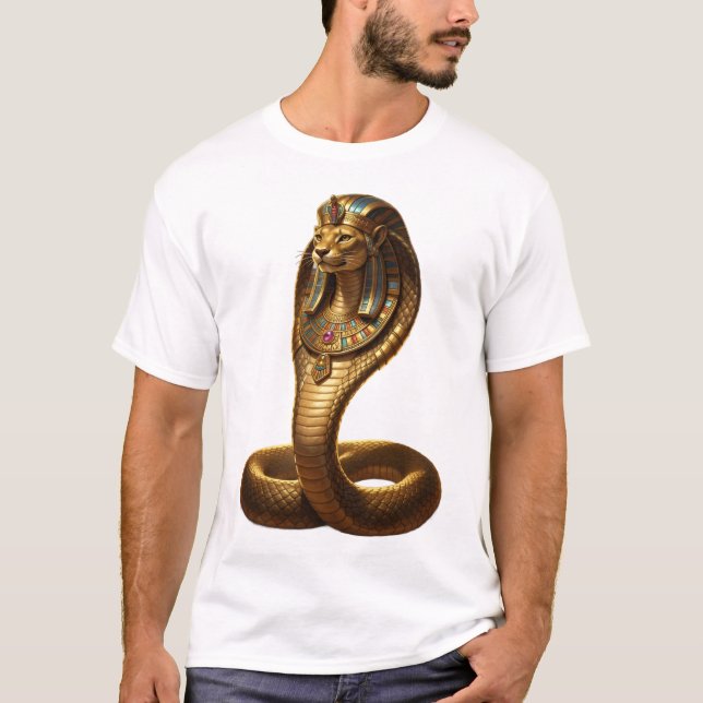Camiseta Wadjet – Egyptian Cobra Goddess (Frente)