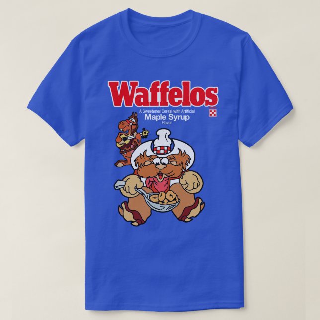 Camiseta Waffelos Cereal (Frente do Design)
