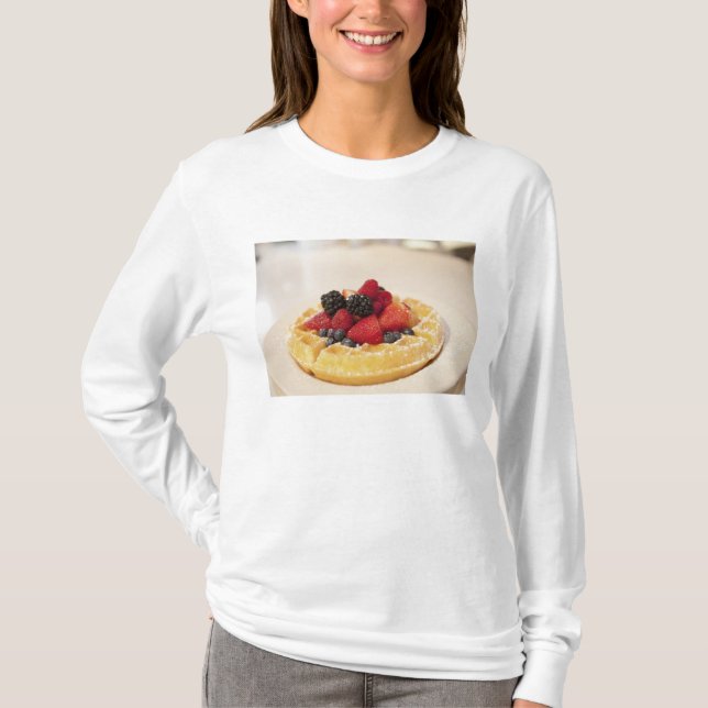 Camiseta waffle de fruta fresca (Frente)