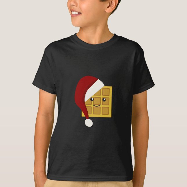 Camiseta Waffle de Natal (Frente)