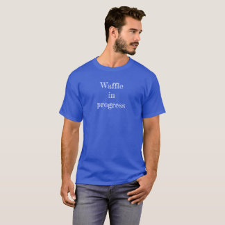 Camiseta "Waffle em andamento "