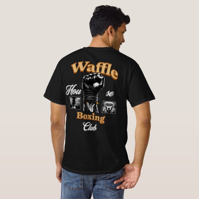Camiseta Waffle House Boxing Club (Parte Traseira Completa)