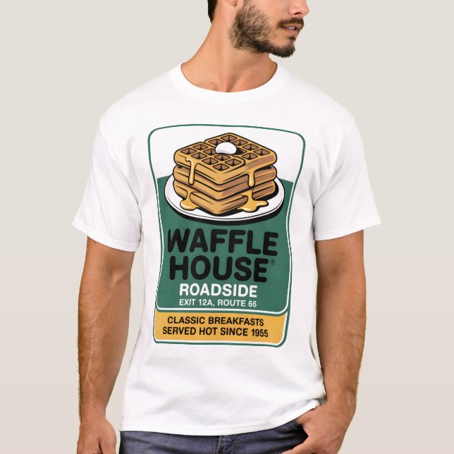 Camiseta Waffle House Roadside (Frente)