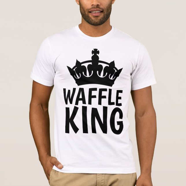 Camiseta WAFFLE KING DAD T-Shirts (Frente)