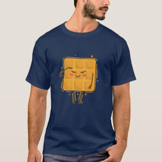 Camiseta Waffle saúda amigo Lanche de Pastelaria