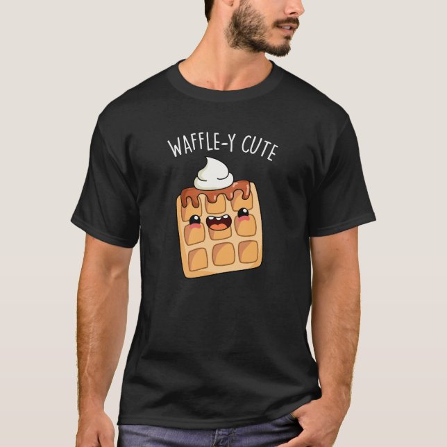 Camiseta Waffle y Funny Waffle Pun (Frente)