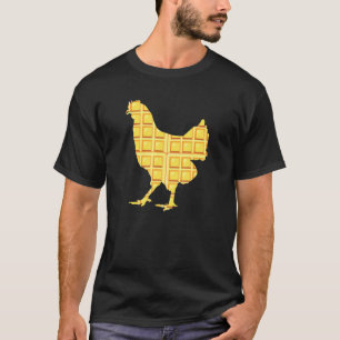 Camiseta Waffles de Frango Amante de Waffle de Frango