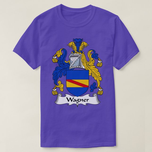 Camiseta Wagner Coat of Arms Family Crest  (Frente do Design)