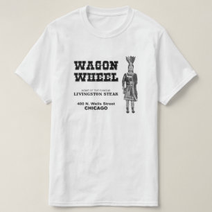 Camiseta Wagon Wheel Restaurant, Chicago, Illinois