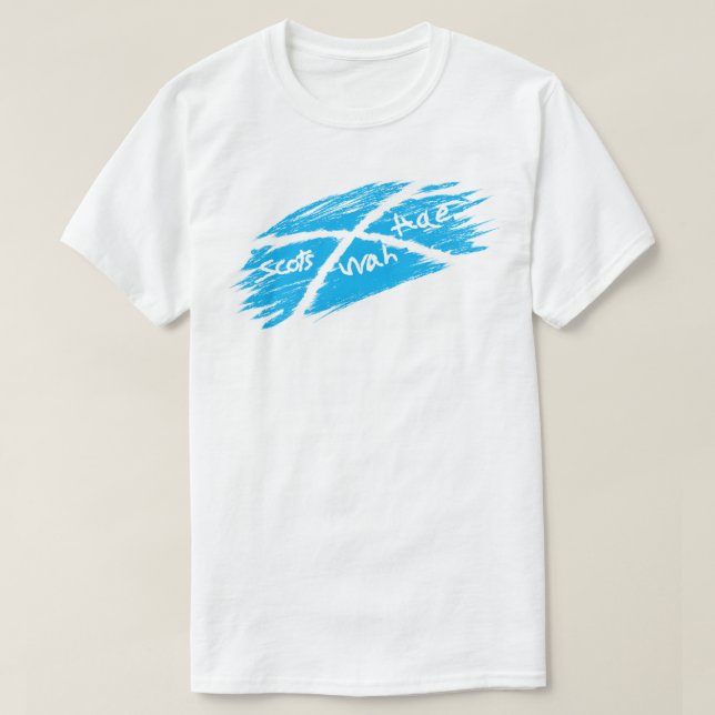 Camiseta Wah escocês Hae (Frente do Design)