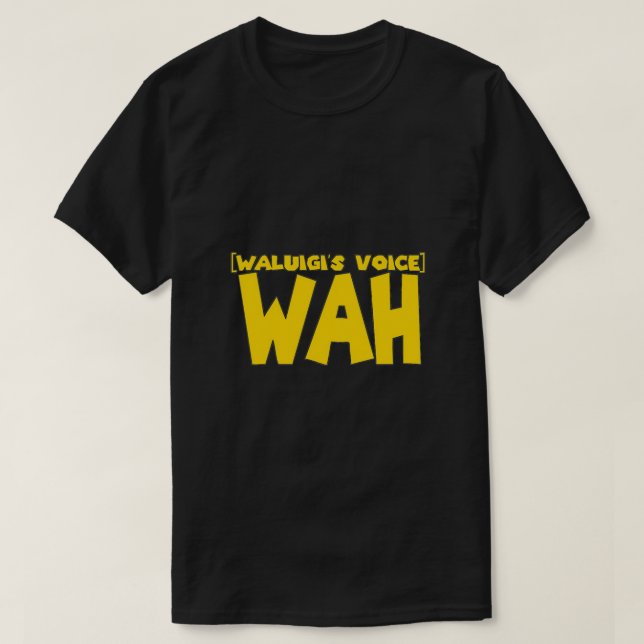 Camiseta Wah Waluigi Voice Essential (Frente do Design)