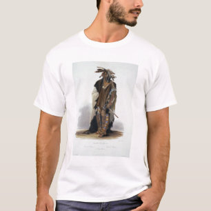 Camiseta Wahk-Ta-GE-Li, um guerreiro de Sioux, chapeia 8 de