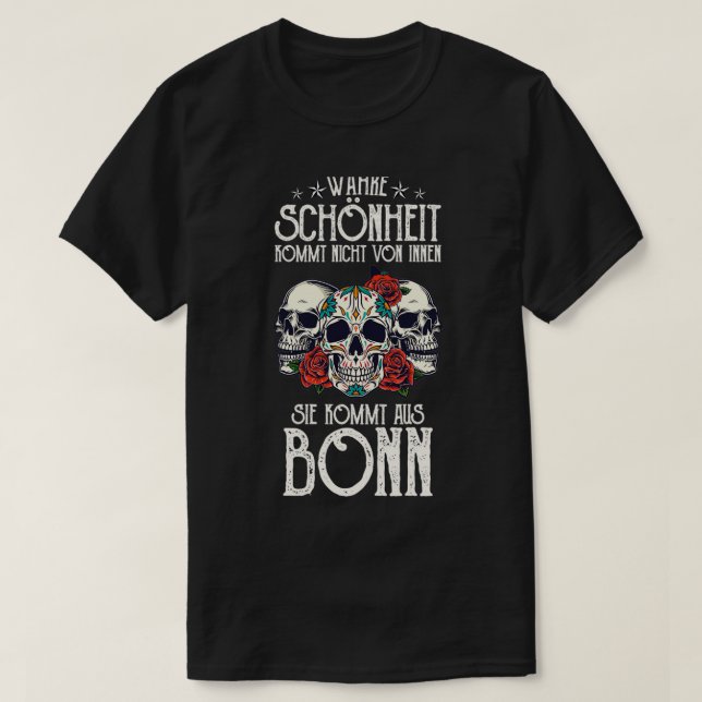 Camiseta Wahre Schnheit kommt aus Bonn 2 (Frente do Design)