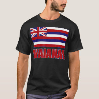 Camiseta WAIANAE Hawaii Hawaii Flag, Havaí 96792