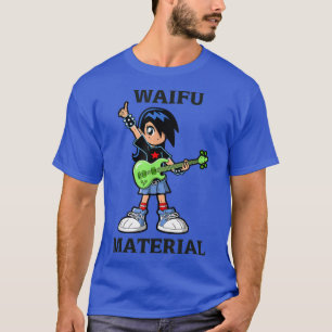 Camiseta Waifu Material Kawaii Anime Manga Japão Ne