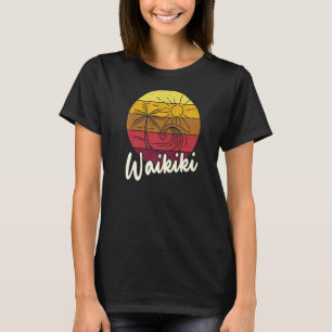 Camiseta Waikiki Beach Surfing Clothing For Surf Surfer