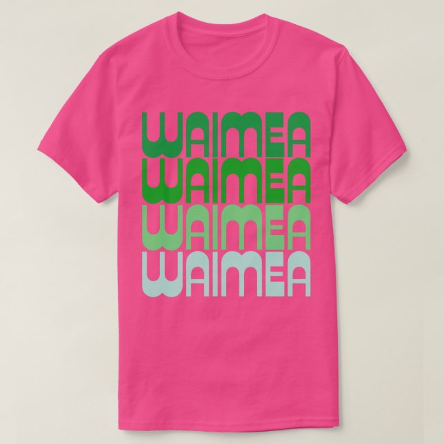 Camiseta Waimea Beach Retro TShirt (Frente do Design)