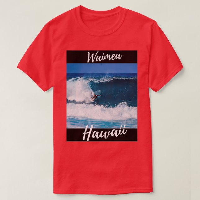 Camiseta Waimea Hawaii (Frente do Design)
