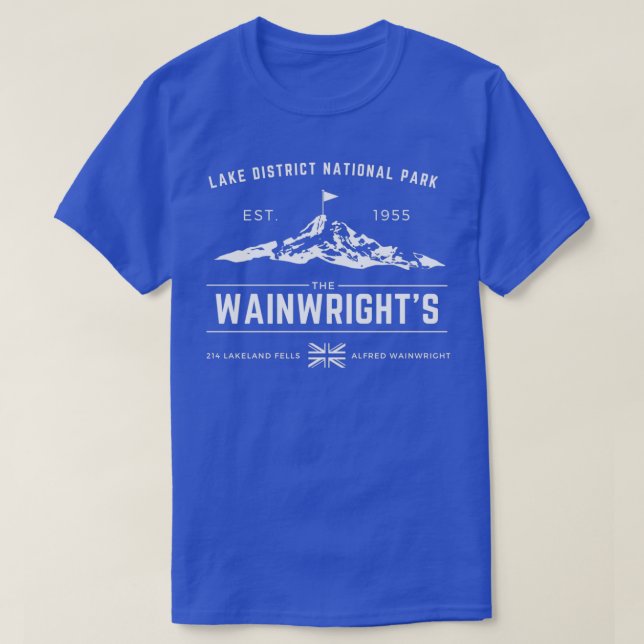 Camiseta Wainwright Lakeland Fells (Frente do Design)