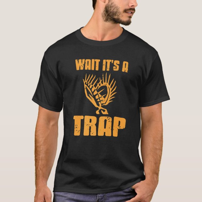 Camiseta Wait It's A Trap Cool Venus Flytrap Retro Present (Frente)