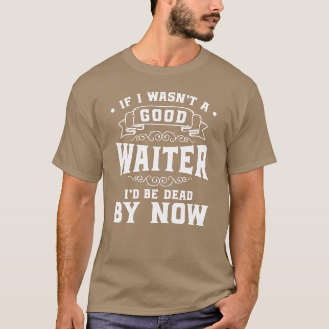 Camiseta Waiter Food Party boy (Frente)