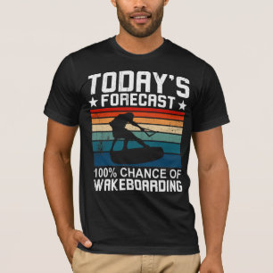 Camiseta Wakeboard and Wakeboarding Forecast