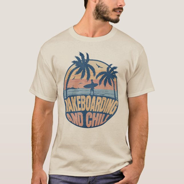 Camiseta Wakeboard E Chill Wakeboarder (Frente)