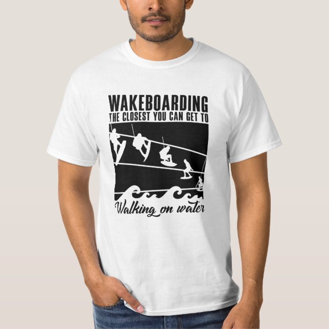Camiseta Wakeboard O Mais Próximo Que Você Pode Obter Wakeb (Frente)