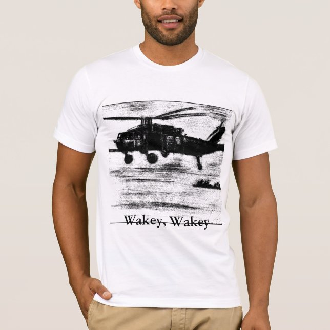 Camiseta Wakey, t-shirt do interruptor inversor de Wakey (Frente)