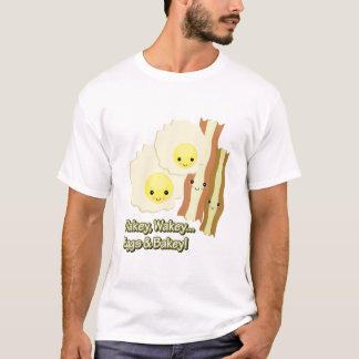 Camiseta wakey wakey ovos em bakey