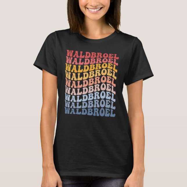 Camiseta Waldbroel City Groovy Retro (Frente)