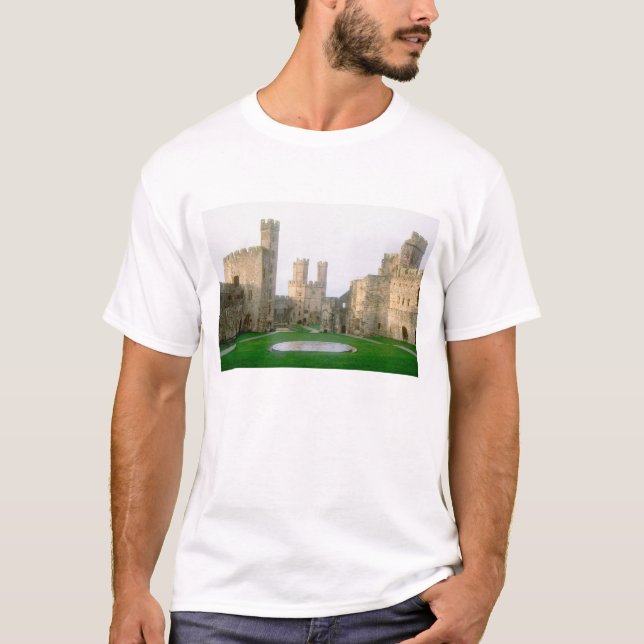 Camiseta Wales, Caernarfon Castle, um dos 2 de Edward (Frente)