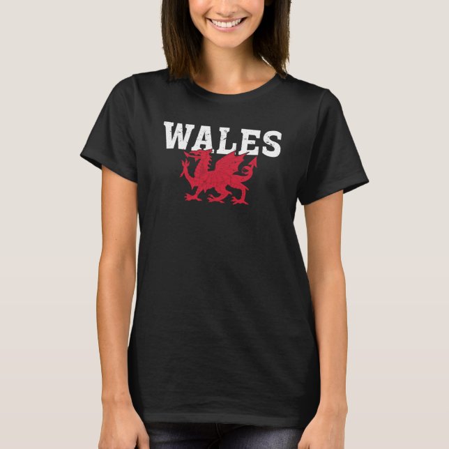 Camiseta Wales Cute Home Country Welsh (Frente)