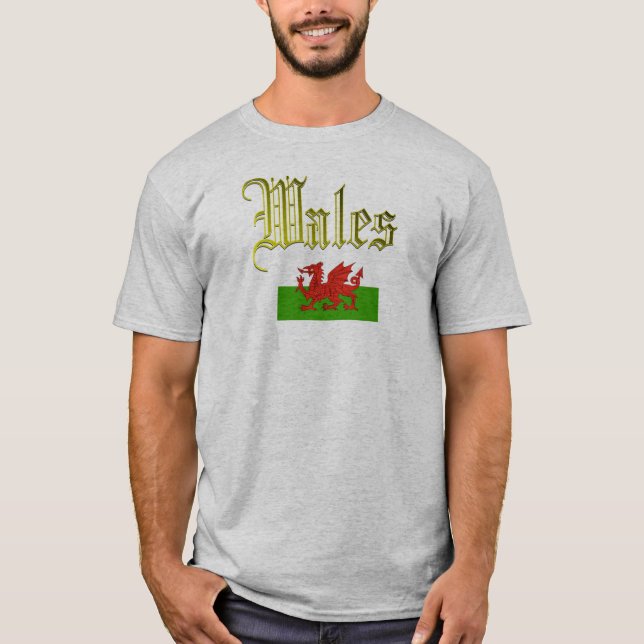 Camiseta Wales (Cymru) (Frente)