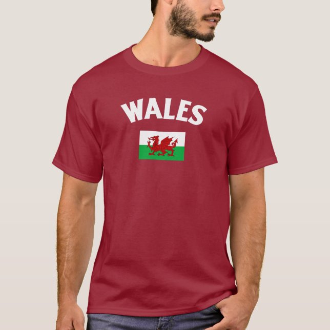 Camiseta Wales Flag (Frente)