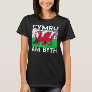 Camiseta Wales Flag Long Live Wales Forever Flag Cymru Am B