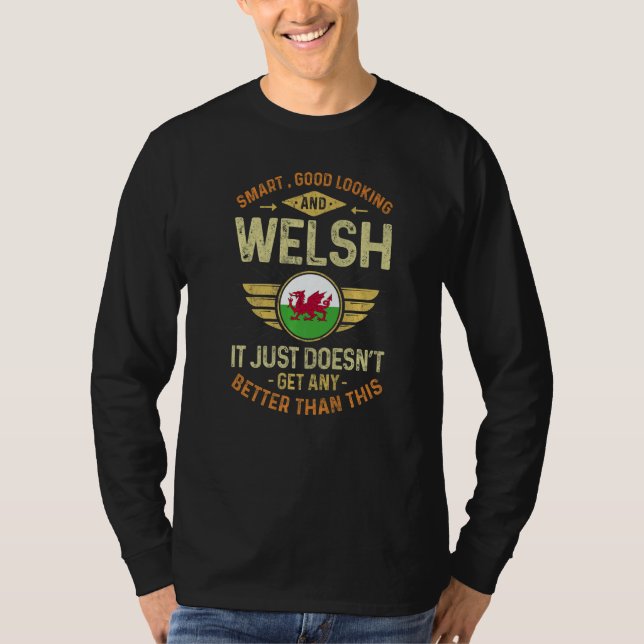 Camiseta Wales Flag Proud Welshman Men & Women   (Frente)