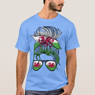 Camiseta Wales Girl 2022 Galês - Bandeira da Copa do Mundo