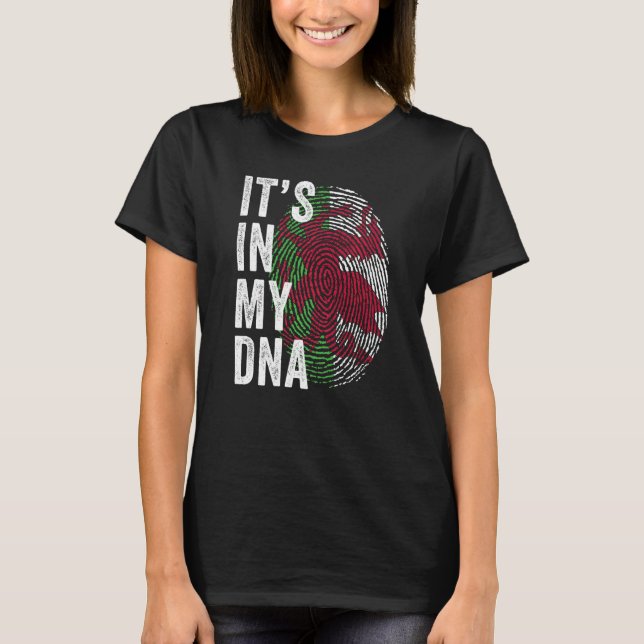 Camiseta Wales It's In My DNA Cute Welsh Fingerprint Welsh  (Frente)